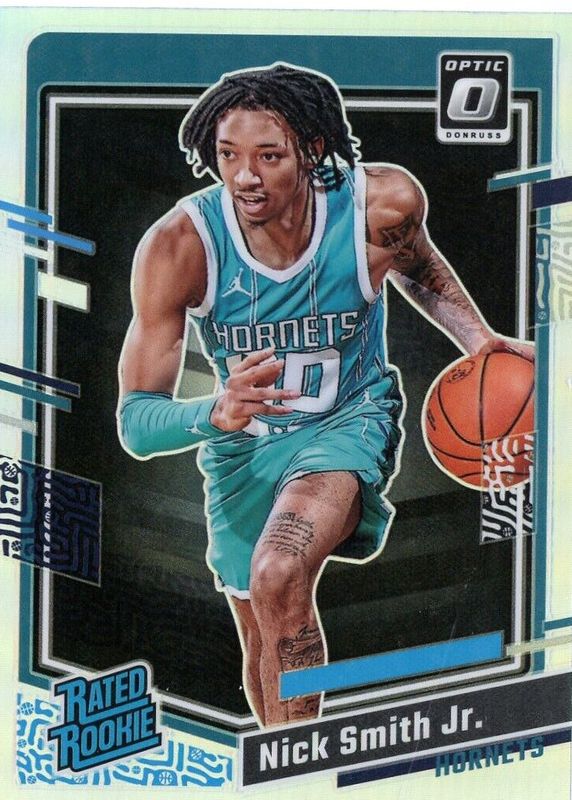 Nick Smith Jr. 2023 Optic #224 Holo Rookie PSA 10