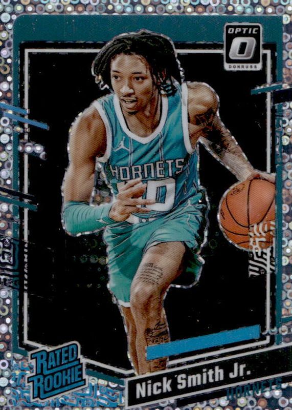 Nick Smith Jr. 2023 Optic #224 Fast Break Rookie BGS 9.5