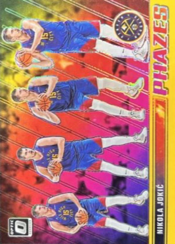 Nikola Jokic 2023 Optic #26 Phazes - Gold /10 RAW