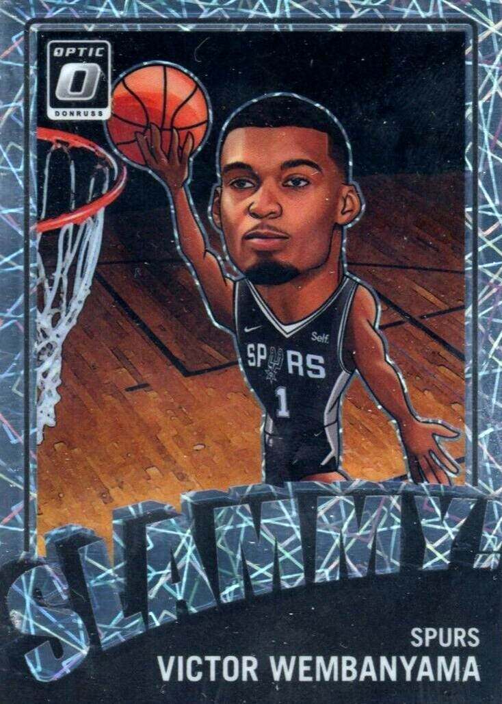 Victor Wembanyama 2023 Optic #24 Slammy! /(SSP) Price Guide