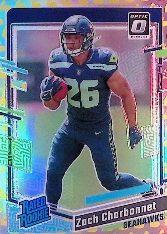 Zach Charbonnet 2023 Optic #294 Flex /149 Rookie SGC 10