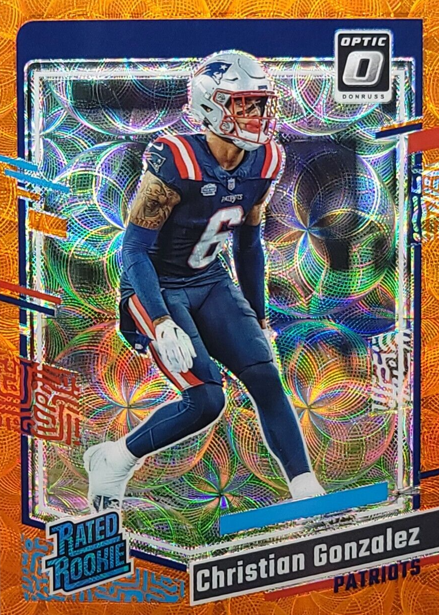 Christian Gonzalez 2023 Optic #274 Orange Scope /79 Price Guide