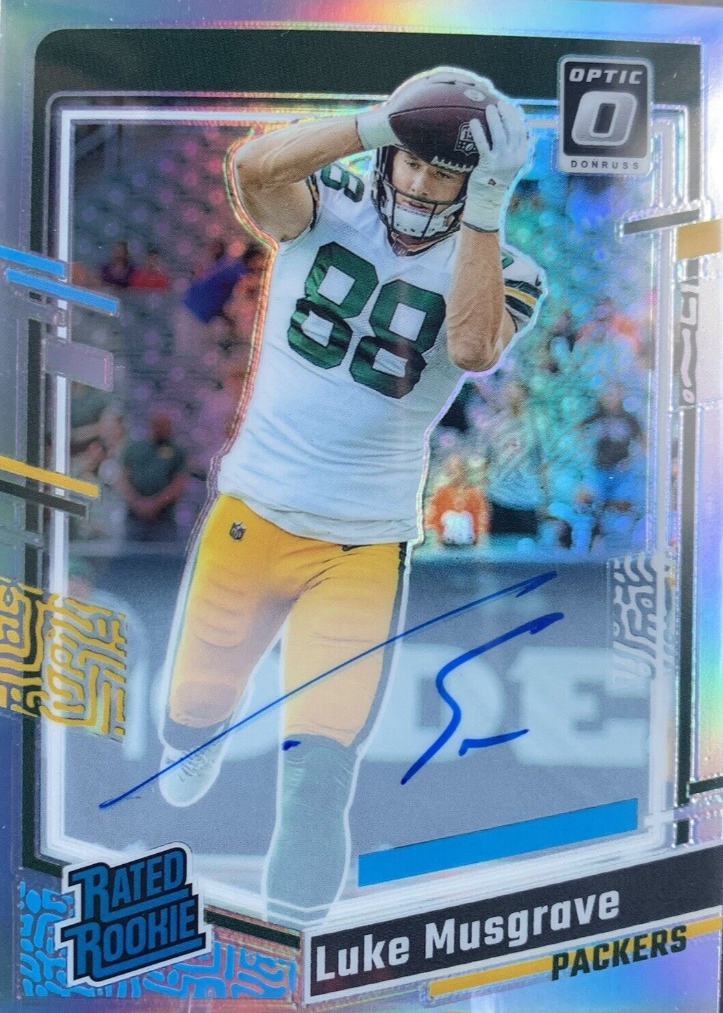 Luke Musgrave 2023 Optic #241 Rated Rookie Autographs - Holo (/150