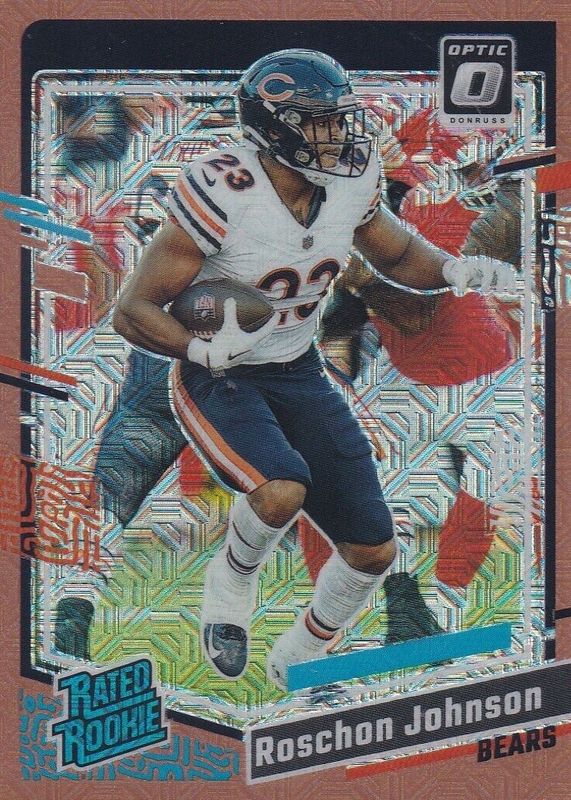 Roschon Johnson 2023 Optic #217 Bronze Mojo /35 Rookie RAW