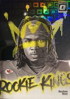 Rashee Rice 2023 Optic #18 Rookie Kings - Black Pandora /25 Price Guide ...