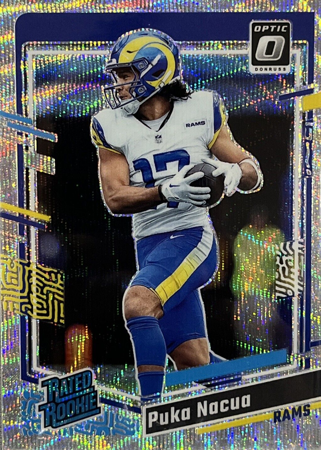 Puka Nacua 2023 Optic #238 Wave /300 Price Guide - Sports Card