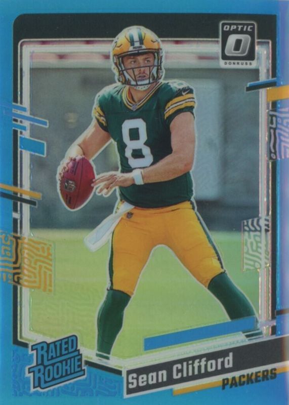 Sean Clifford 2023 Optic #242 Aqua /299 Rookie SGC 10