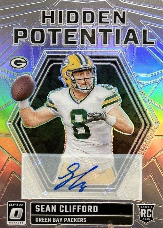 Sean Clifford 2023 Optic #HP-SC Hidden Potential Autographs (/99) Rookie RAW