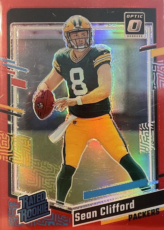 Sean Clifford 2023 Optic #242 Red /99 Rookie SGC 10