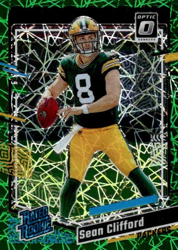 Sean Clifford 2023 Optic #242 Green Velocity Rookie SGC 10