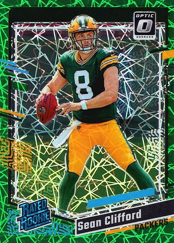 Sean Clifford 2023 Optic #242 Teal Velocity Rookie SGC 10