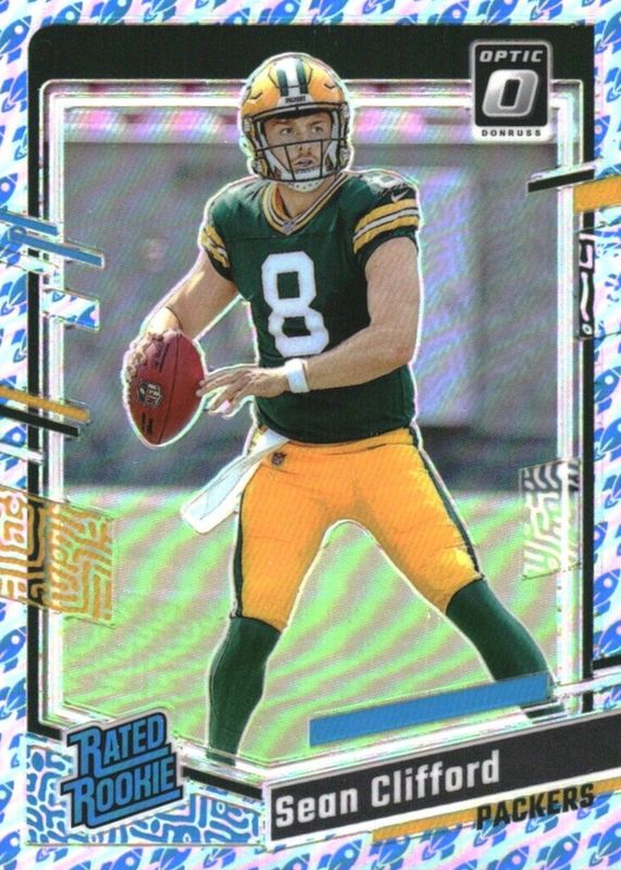 Sean Clifford 2023 Optic #242 Rocket /(SSP) Rookie RAW