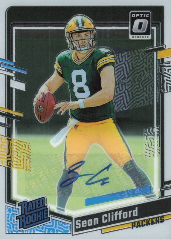 Sean Clifford 2023 Optic #242 Rated Rookie Autographs (/199) Rookie SGC 10