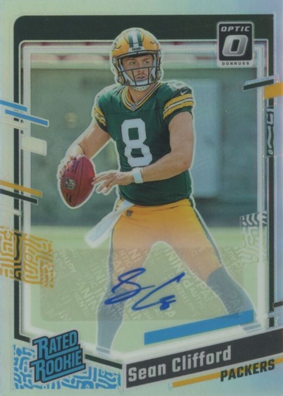 Sean Clifford 2023 Optic #242 Rated Rookie Autographs - Holo (/150) Rookie PSA 10