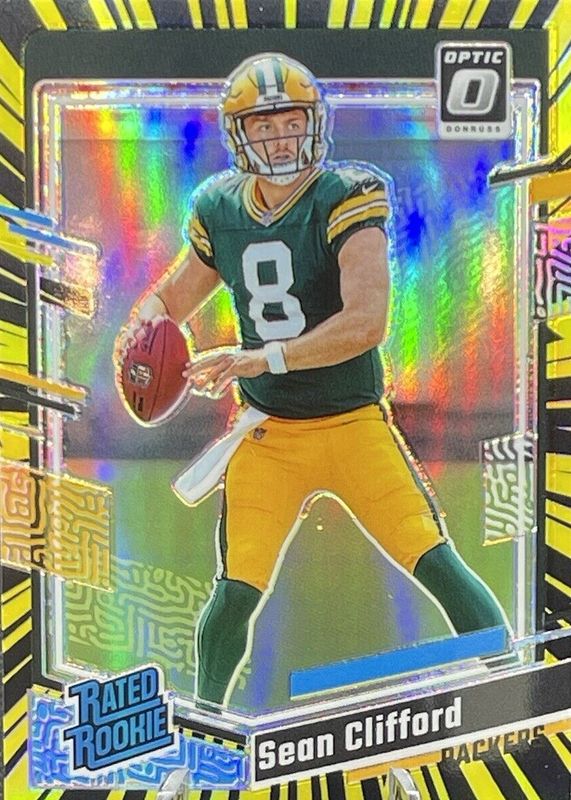 Sean Clifford 2023 Optic #242 Electricity /69 Rookie PSA 10