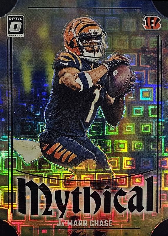 Ja'Marr Chase 2023 Optic #10 Mythical - Black Pandora /25 BGS 9.5