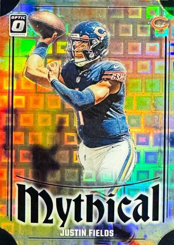 Justin Fields 2023 Optic #1 Mythical - Black Pandora /25 SGC 9.5