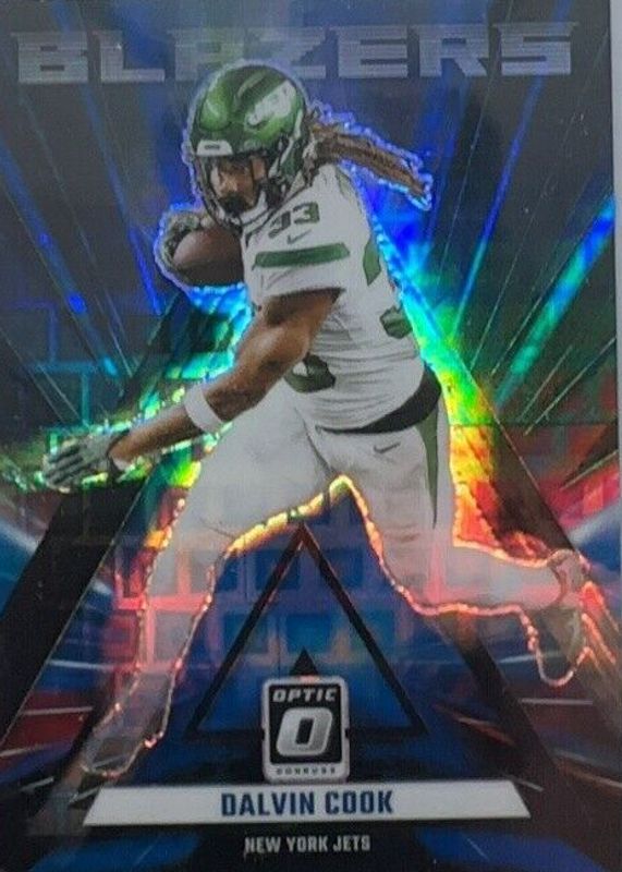 Dalvin Cook 2023 Optic #7 Blazers - Black Pandora /25 RAW