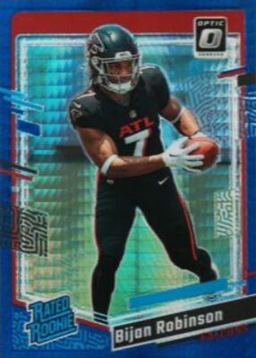 2023 Optic #206 Blue Hyper