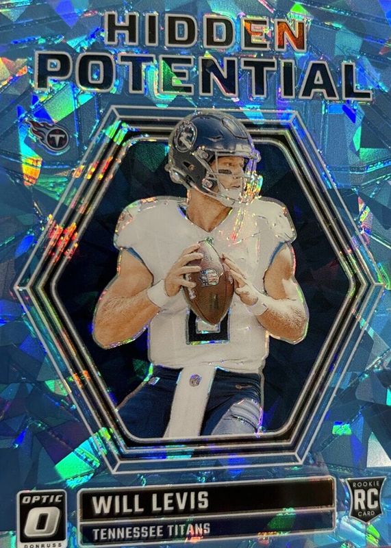 Will Levis 2023 Optic #HP-WL Hidden Potential - Ice /15 Rookie BGS 9.5