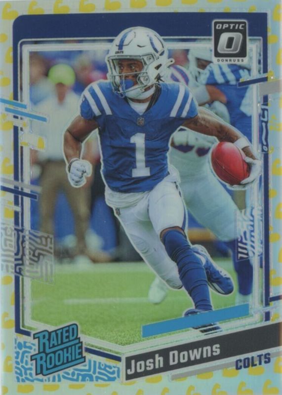 Josh Downs 2023 Optic #248 Flex /149 Rookie SGC 9.5