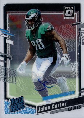JALEN CARTER 2023 Panini Elite Pen Pals Rookie Auto RC