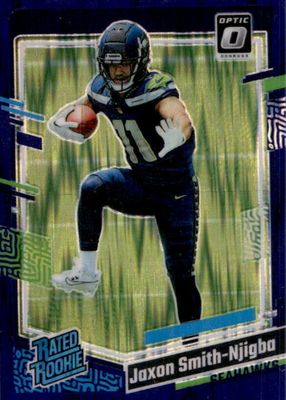 Jaxon Smith-Njigba 2023 Optic #293 Purple Shock Price Guide
