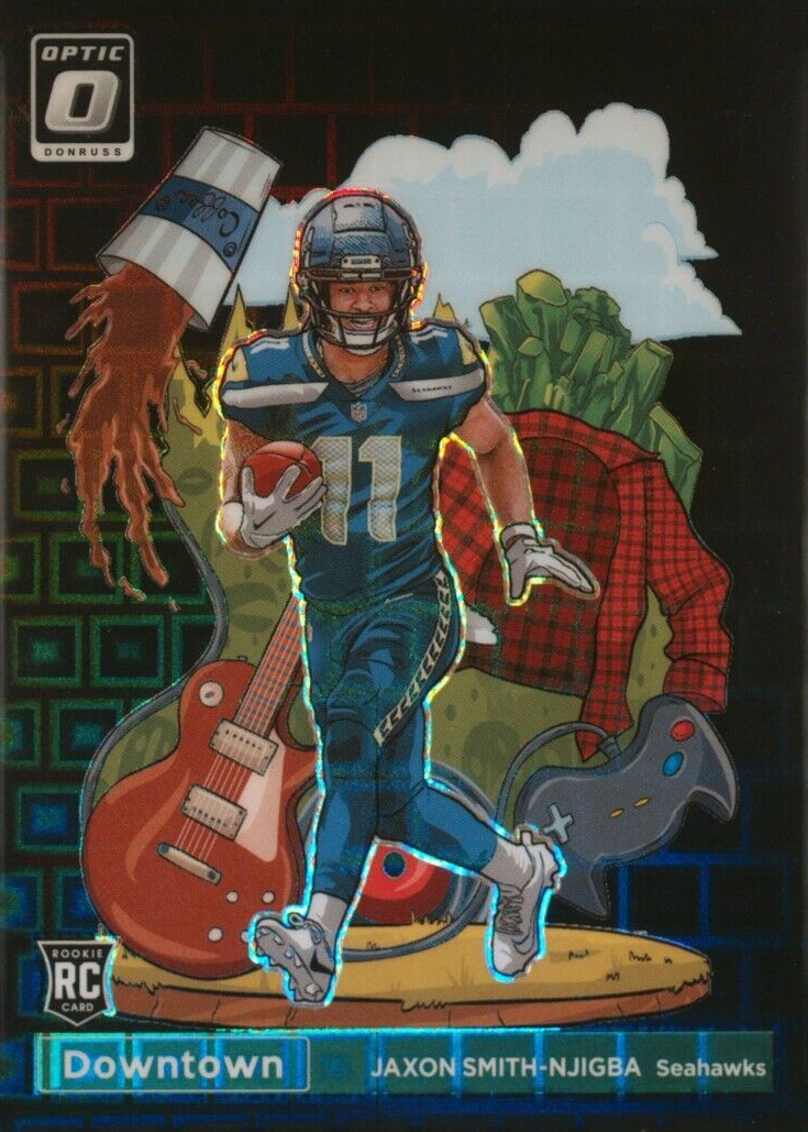 Jaxon Smith-Njigba 2023 Optic #D-15 Downtown - Black Pandora /25