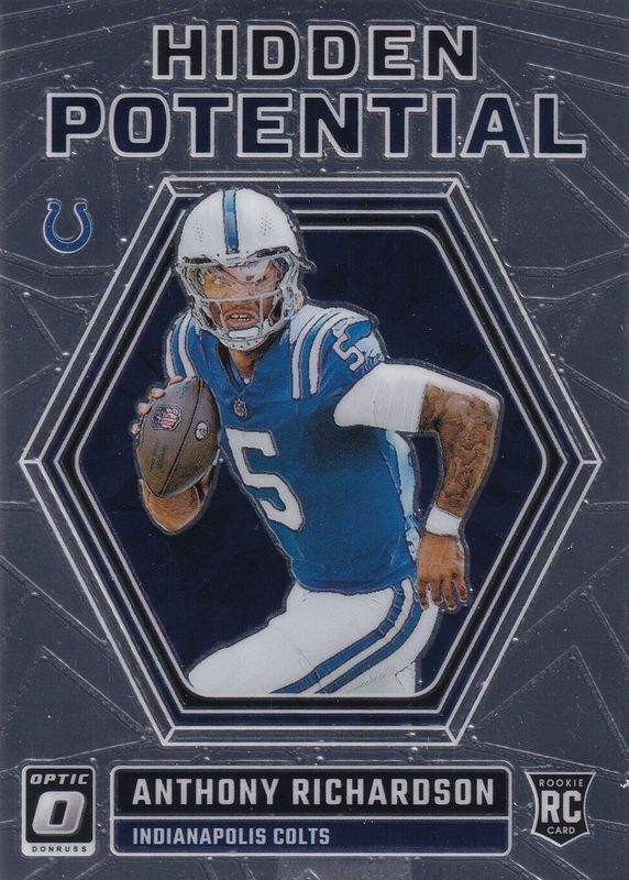 Anthony Richardson 2023 Optic #HP-AR Hidden Potential Rookie BGS 9