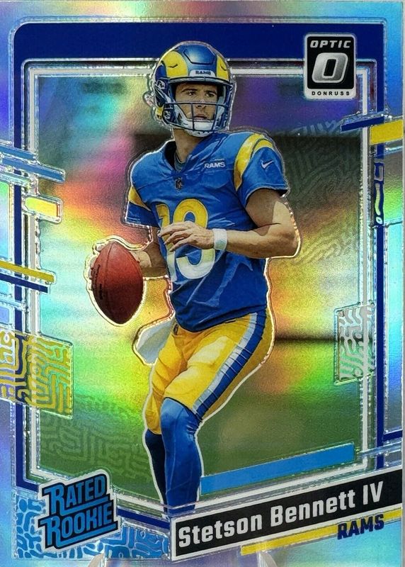 Stetson Bennett IV 2023 Optic #267 Holo Rookie BGS 9