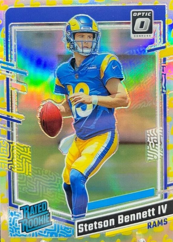 Stetson Bennett IV 2023 Optic #267 Flex /149 Rookie BGS 9.5