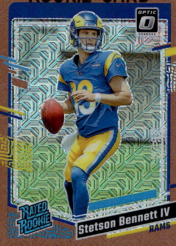 Stetson Bennett IV 2023 Optic #267 Bronze Mojo /35 Rookie PSA 10