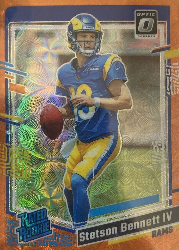 Stetson Bennett IV 2023 Optic #267 Orange Scope /79 Rookie SGC 10