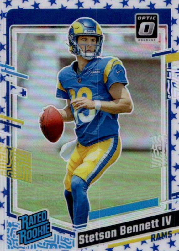 Stetson Bennett IV 2023 Optic #267 Stars /(SSP) Rookie RAW