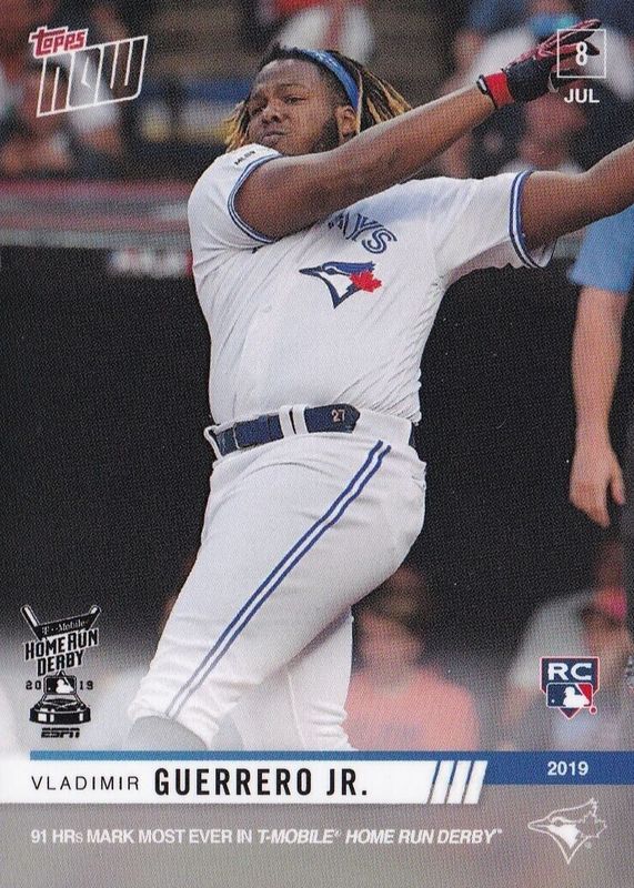 Vladimir Guerrero Jr. 2019 Topps Now #491 Base (Print Run: 2,399) Rookie PSA 10