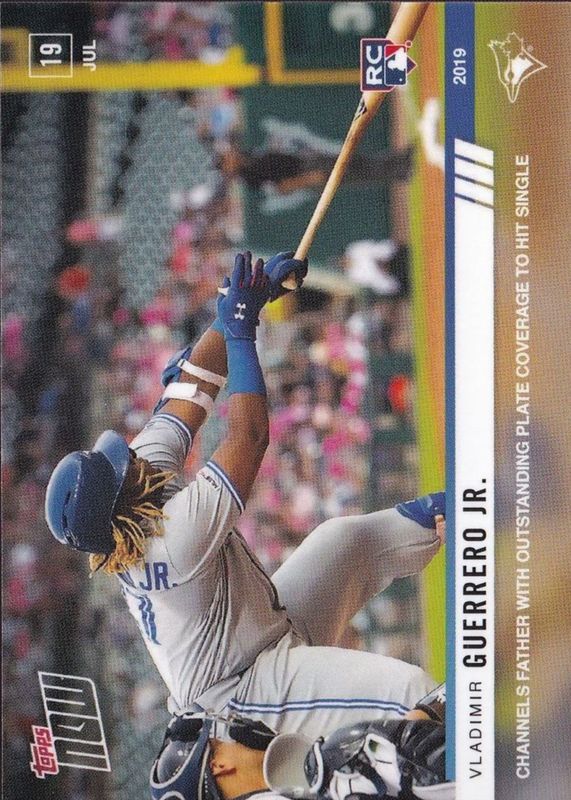 Vladimir Guerrero Jr. 2019 Topps Now #535 Base (Print Run: 629) Rookie PSA 10