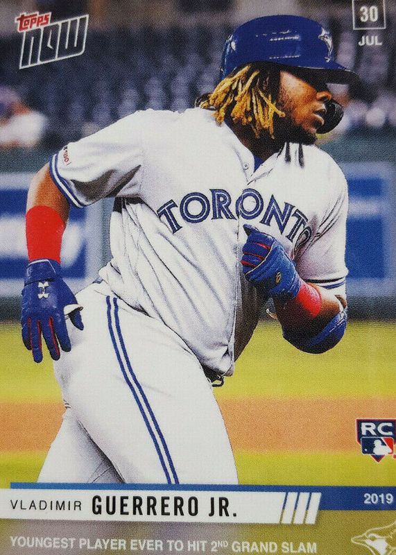 Vladimir Guerrero Jr. 2019 Topps Now #601 Base (Print Run: 944) Rookie PSA 10