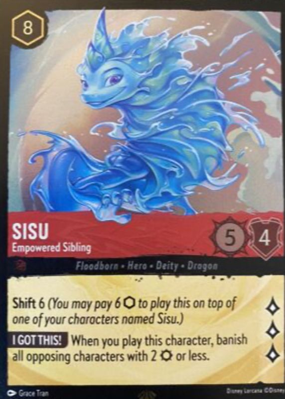 Sisu - Empowered Sibling 2024 Ursula's Return #125/204 Cold Foil SGC 9