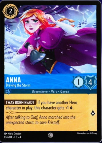 Anna - Braving the Storm Disney Lorcana Cards Price Guide - Sports Card  Investor