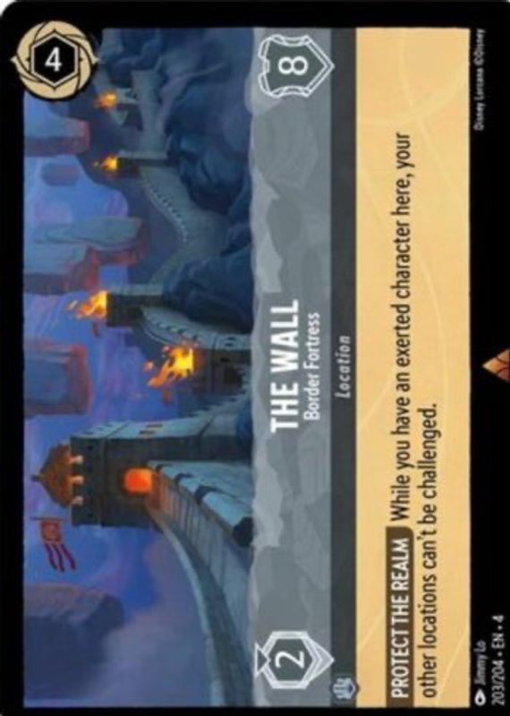 The Wall - Border Fortress 2024 Ursula's Return #203/204 Base RAW TCG (NEAR MINT)