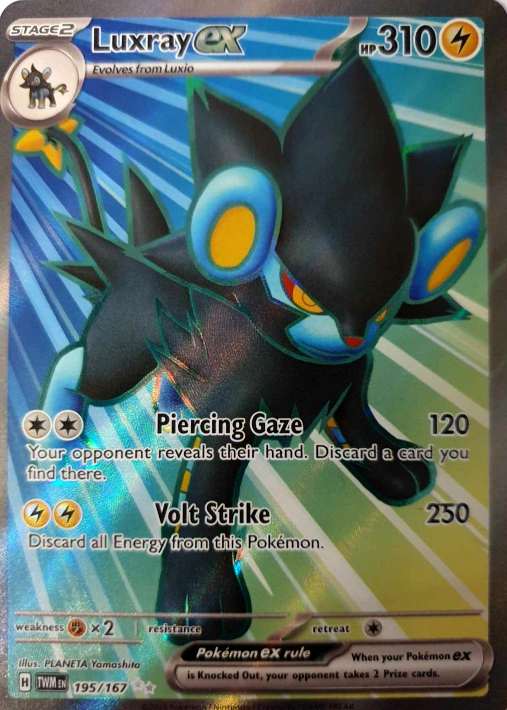 Luxray ex 2024 Scarlet & Violet: Twilight Masquerade #195
