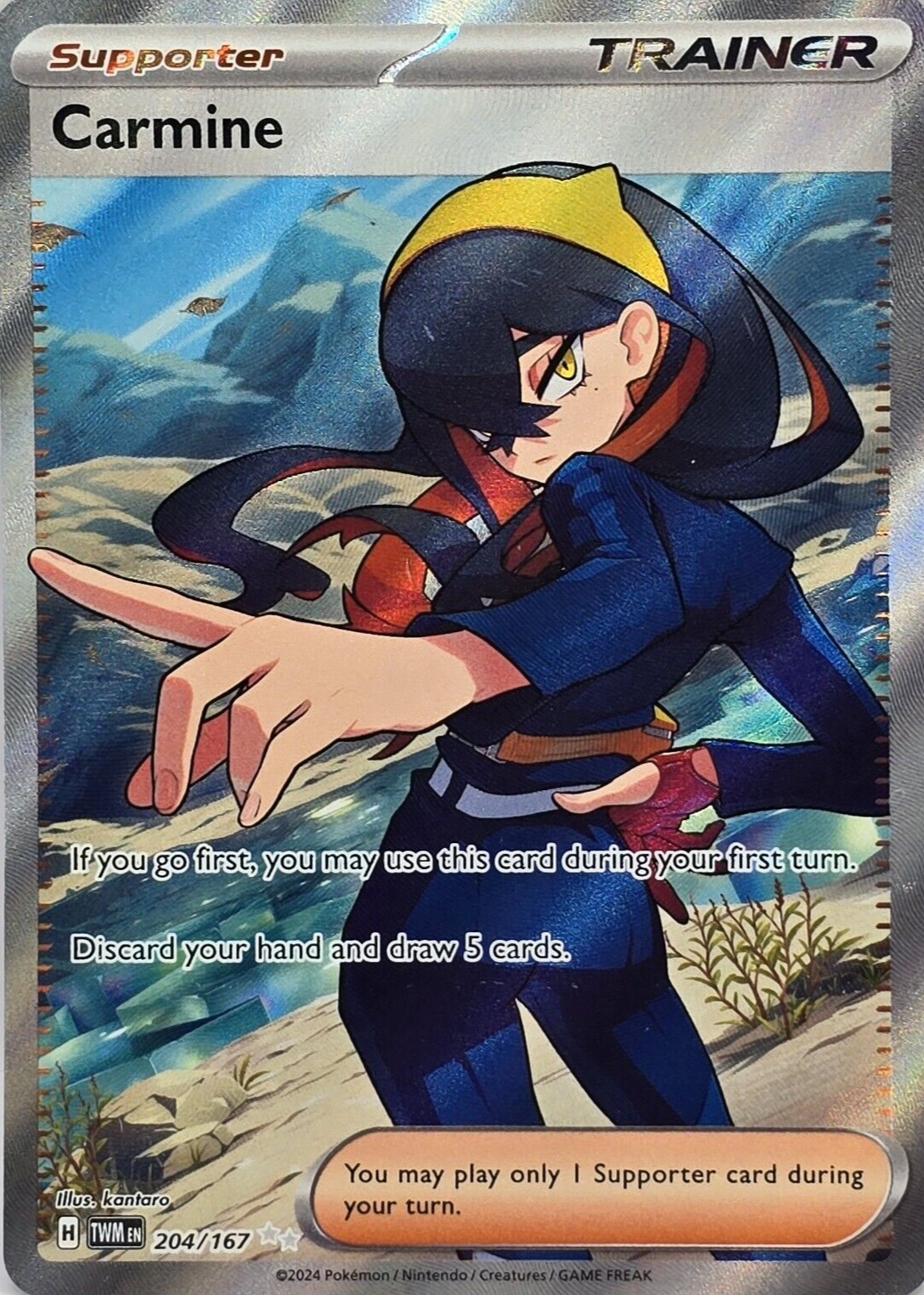 Carmine 2024 Scarlet Violet: Twilight Masquerade #204/167 Ultra