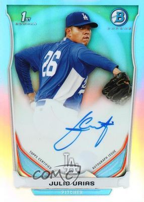 2014 Bowman Chrome #BCAP-JU Prospect Auto - Refractor /500 (1st)