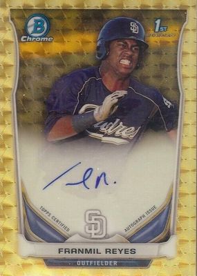 2014 Bowman Chrome #BCAP-FR Prospect Auto - Superfractor /1 (1st)