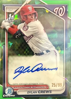 2024 Bowman Sapphire Edition #BSPA-DC Chrome Prospect Auto - Green /99 (1st)