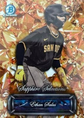 2024 Bowman Sapphire Edition #BSS-12 Sapphire Selections - Gold /50