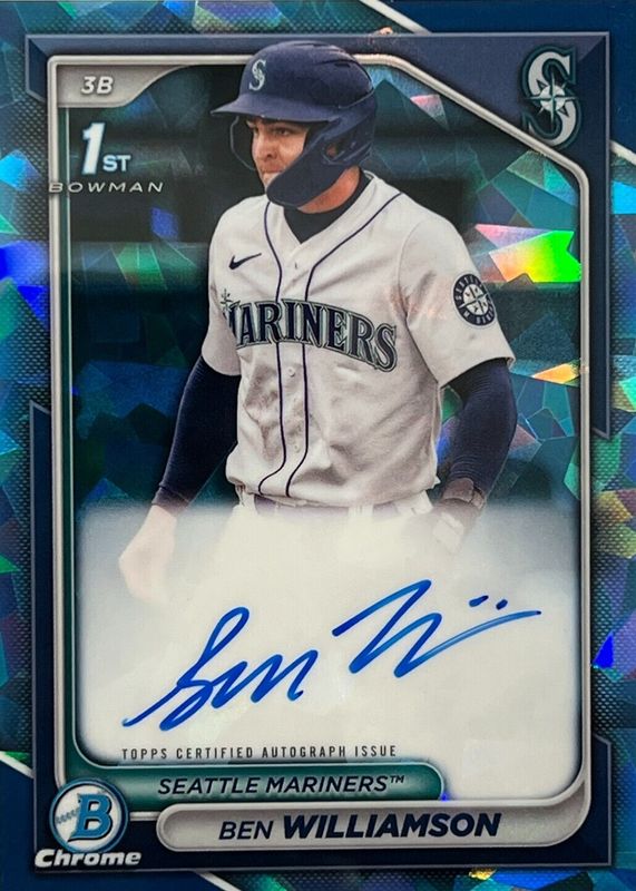 2024 Bowman Sapphire Edition #BSPA-BWI Chrome Prospect Auto (1st)