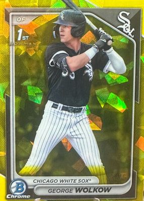 2024 Bowman Sapphire Edition #BCP-144 Yellow /75 (1st)