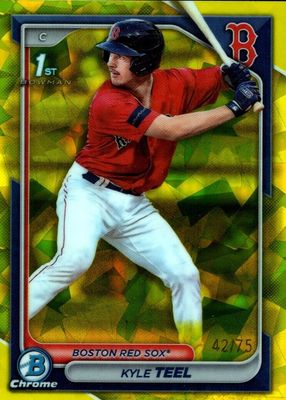 2024 Bowman Sapphire Edition #BCP-48 Yellow /75 (1st)