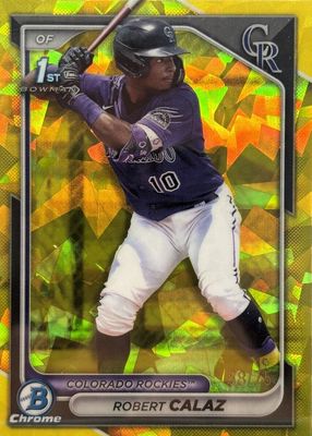 2024 Bowman Sapphire Edition #BCP-131 Yellow /75 (1st)